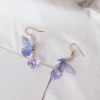 Purple Butterfly Earrings - Image 2