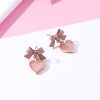 Romance In The Air Pinkish Earrings  - Image 2