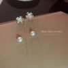 Silver Needle Premium Korean Flower Earrings - Image 2