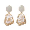 Stonic Marble Fashion Earrings - Image 2