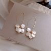 The Crushed Pearls Korean Earrings - Image 7