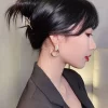 The Entangled Round Shiny Earrings - Image 2