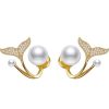 The Fish Tail Of Mermaid Korean Earrings - Image 2