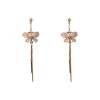 The Hanging White Butterfly Earrings - Image 3