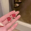 The Red Cherry Flower Earrings - Image 6