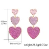 Three HeartBeat Pinkish Earrings - Image 3