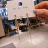 Two Triangle Lovers In One Frame Earrings - Image 4