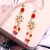 Wind Long Pendant Vintage Stud Earrings - Image 4