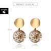 Clear Ball Flower Earrings - Image 3