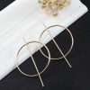 Hollow Size Circle Earrings - Image 2