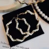 Korean Imitation Pearl Earrings - Image 2