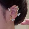 Butterfly Fairy 2pcs Rhinestone Decor Ear Cuff - Image 2
