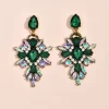 Colourful Crystal Butterfly Earrings - Image 2