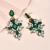 Colourful Crystal Butterfly Earrings - Image 3