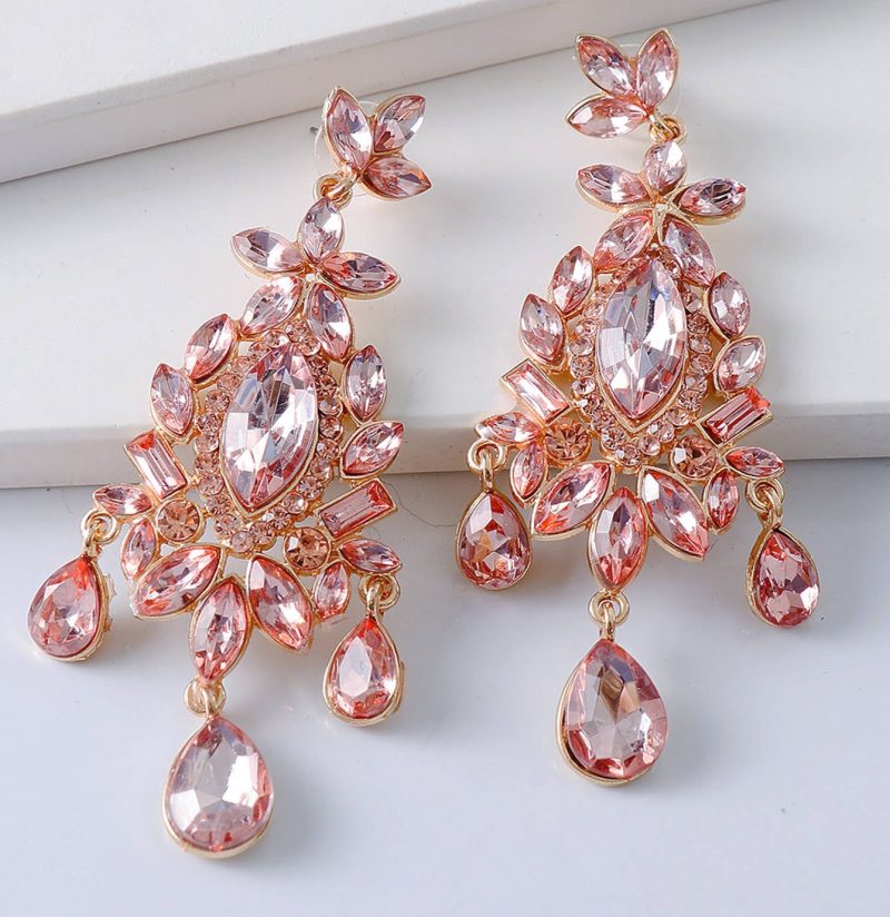 Glass Water Drop Earrings - Image 2