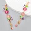 Luxurious Diamond and Gemstone Earrings - Image 3