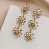 Luxury Exaggerated Crystal Flower Earrings - Image 4