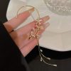 Sparkling Crystal Flower Ear Cuff Without Piercing - Image 2
