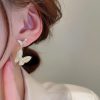 Zircon Double Butterfly Earrings - Image 4