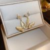 Zircon Double Butterfly Earrings - Image 2